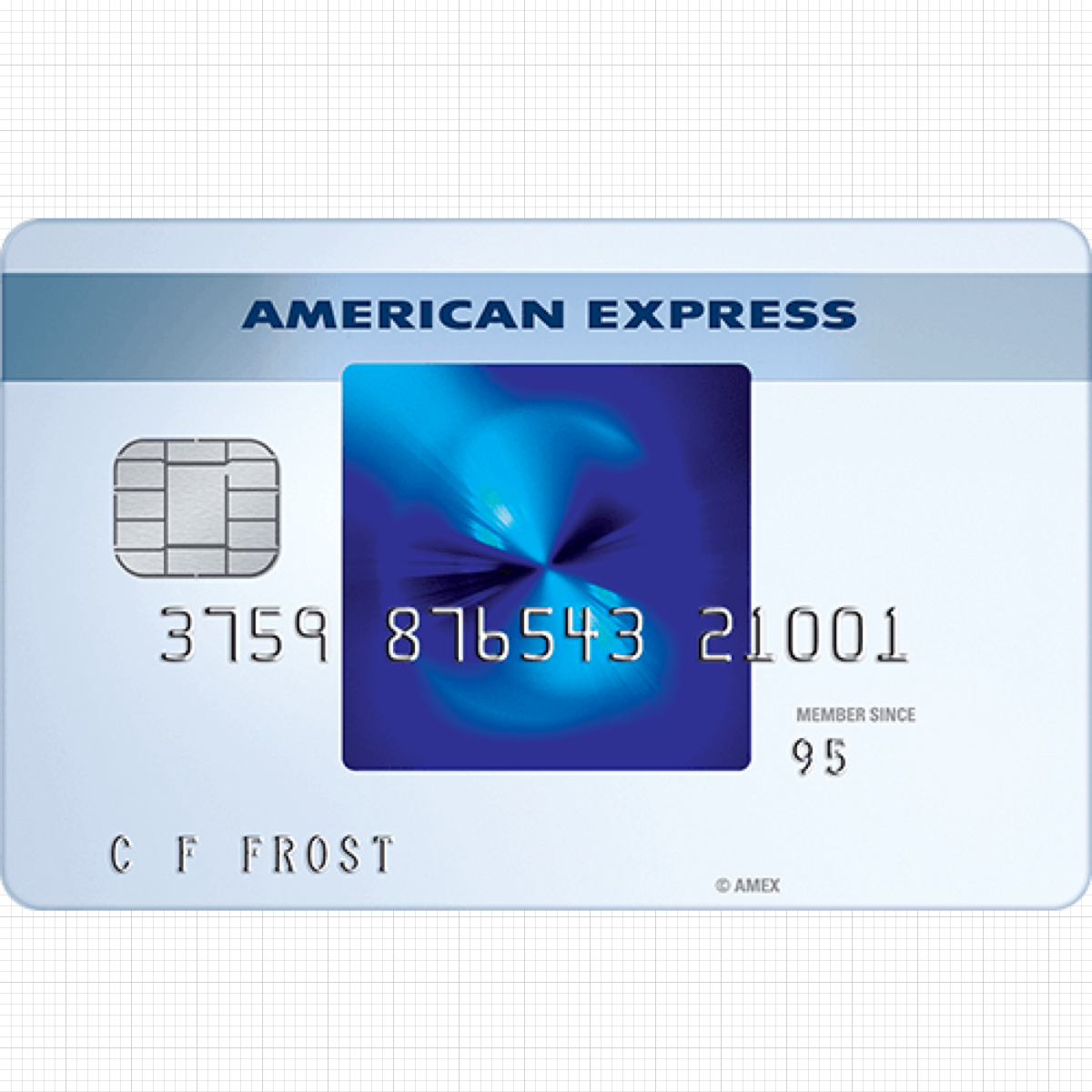 American Express Blue (1200x1200), Png Download