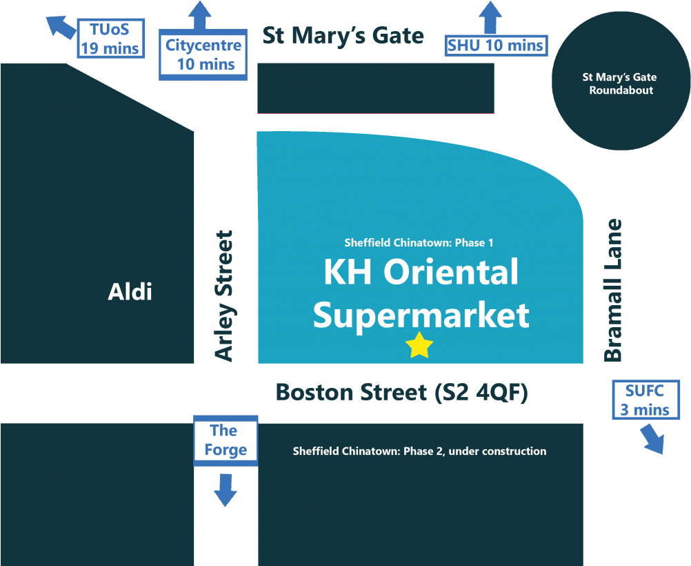 Kh Oriental Supermarket Is Located In New Era Square - Aanbieding (1024x819), Png Download