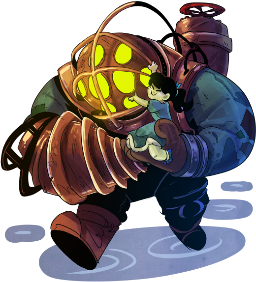 Bioshockverified Account - Illustration (540x641), Png Download