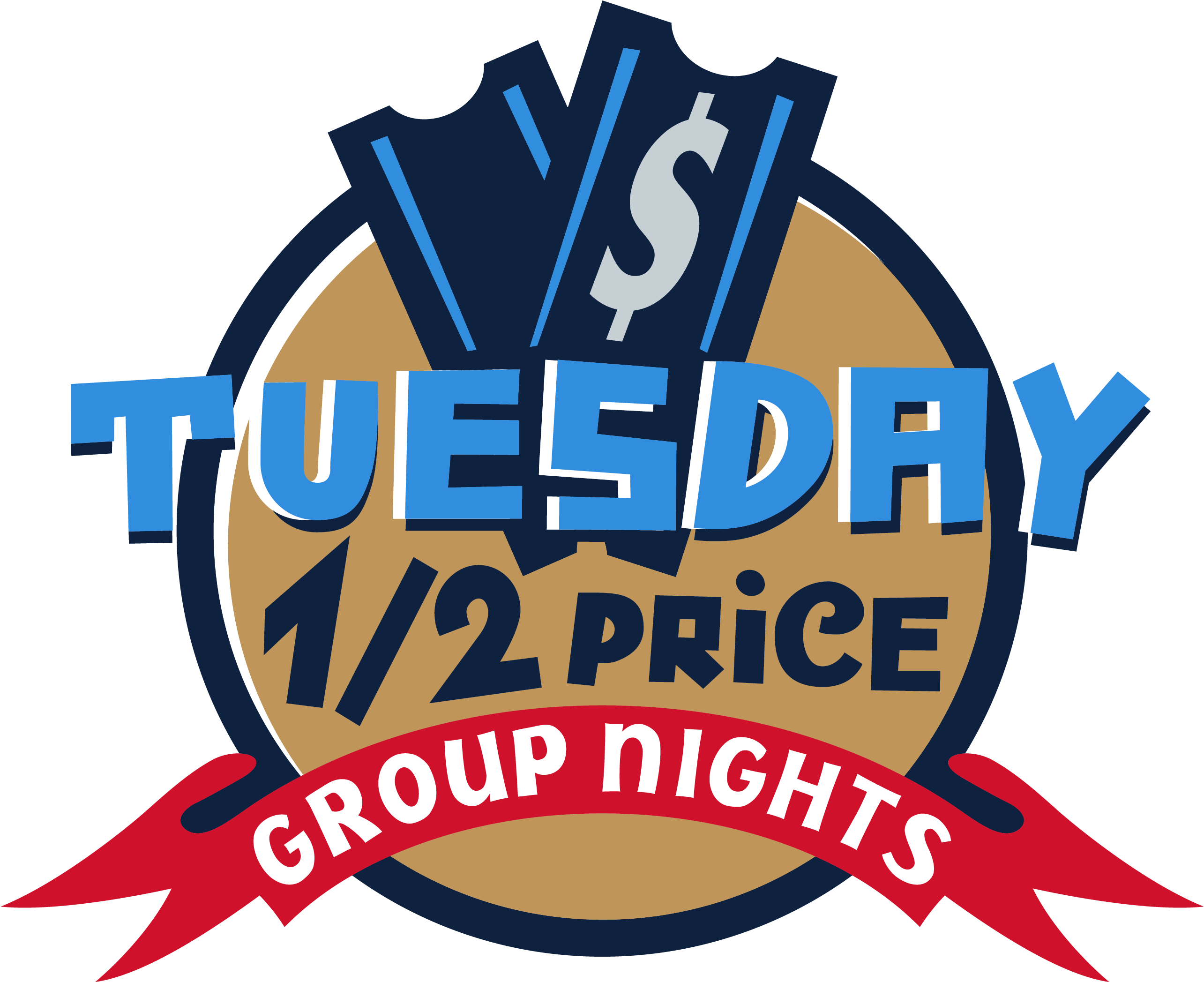 Half-price Group Night - Emblem (2608x2608), Png Download