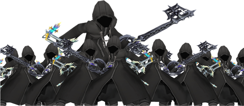 What Weakest Can Survive An Army Of 99,999 Bloodlusted - Kingdom Hearts Roxas (836x373), Png Download
