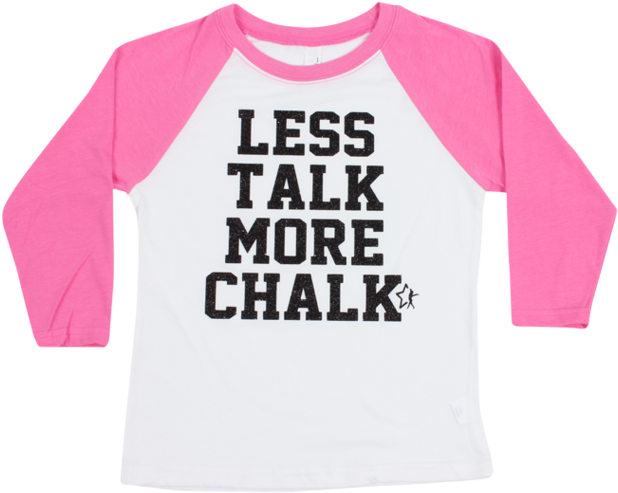 Less Talk More Chalk Baseball Tee - Franklin Marshall (683x1024), Png Download