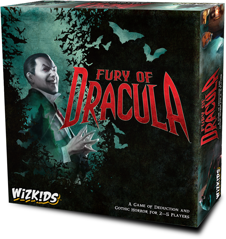 Stock Photo - Fury Of Dracula Board Game 4th Edition (1000x838), Png Download