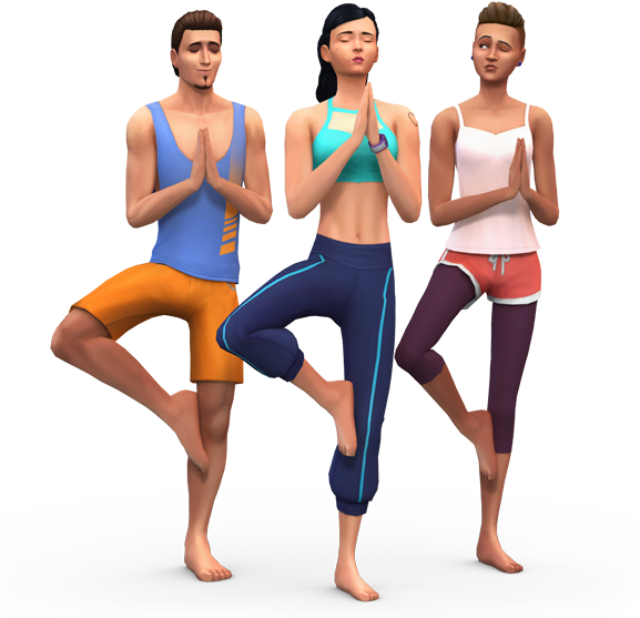 The Sims - Aerobic Exercise (576x576), Png Download