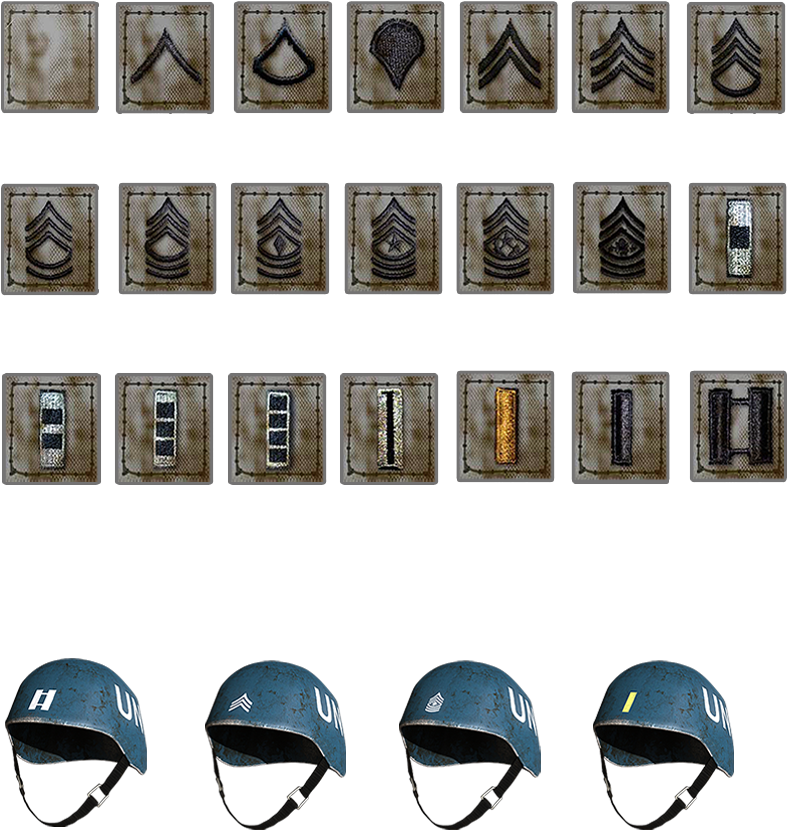The Rank Patches Included In The Pack Allow You To - Hard Hat (864x924), Png Download