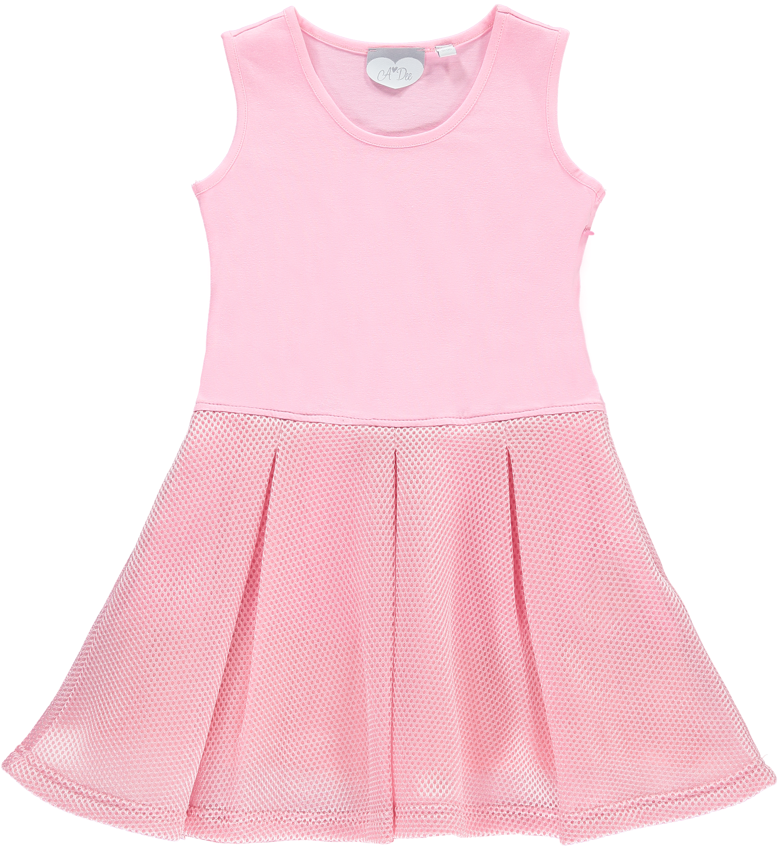 Aw18 A*dee Girls Diana Pink Princess Two-piece Dress (3120x3454), Png Download