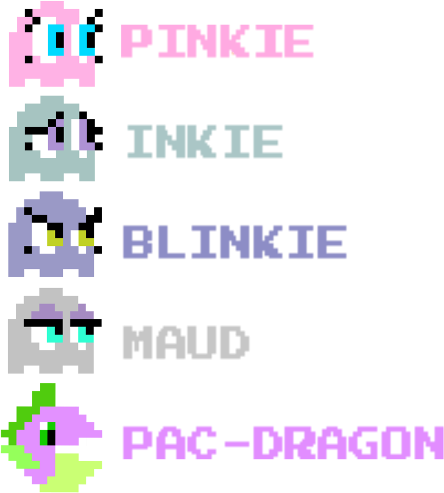 Trini Mite, Ghost, Limestone Pie, Marble Pie, Maud - Parallel (955x1024), Png Download