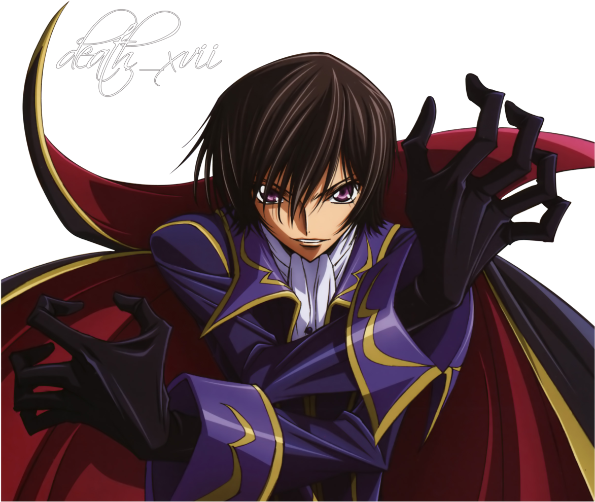 Photo Lelouchrender2 - Code Geass Wallpaper Iphone (1195x994), Png Download