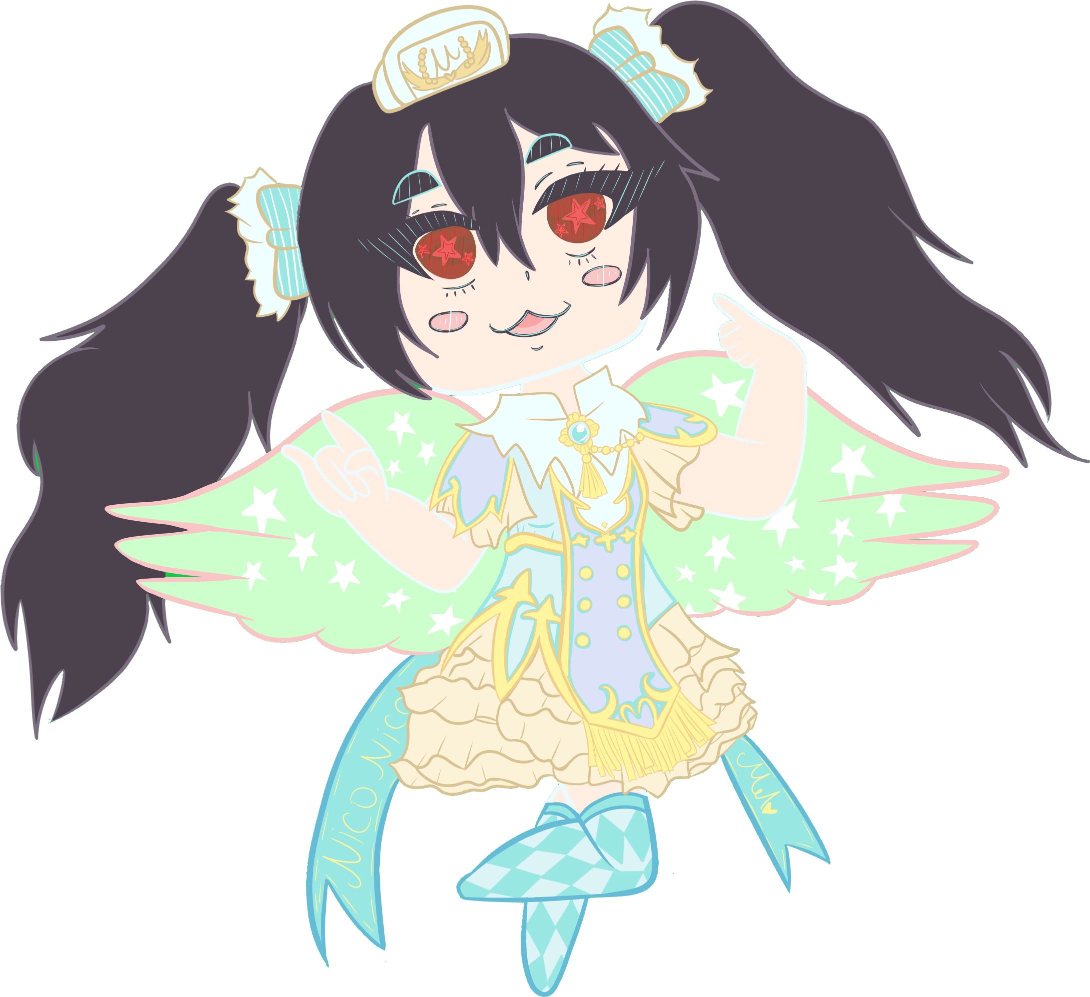 Fan Made[fan Made] Angel Nico Event Sr - Illustration (2424x2544), Png Download