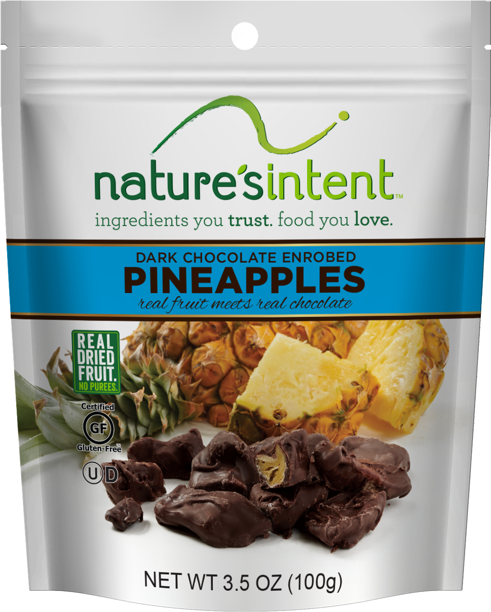 Dark Chocolate Enrobed Pineapples - Gluten-free Diet (1350x1350), Png Download