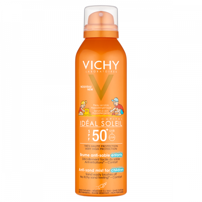 Idéal Soleil Anti Sand Kids Sun Protection Spf 50 - Vichy (700x700), Png Download