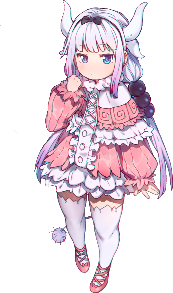 Kanna Kamui - Kanna Kamui Cute Fanart (683x1008), Png Download