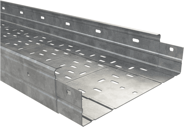 Perforated Cable Tray Fre H80 - Plank (640x480), Png Download