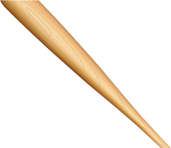 Cartoon Baseball Bats - Wood (640x480), Png Download