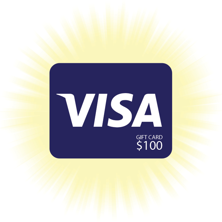 $100 Visa Gift Card Guarantee - Visa (781x771), Png Download