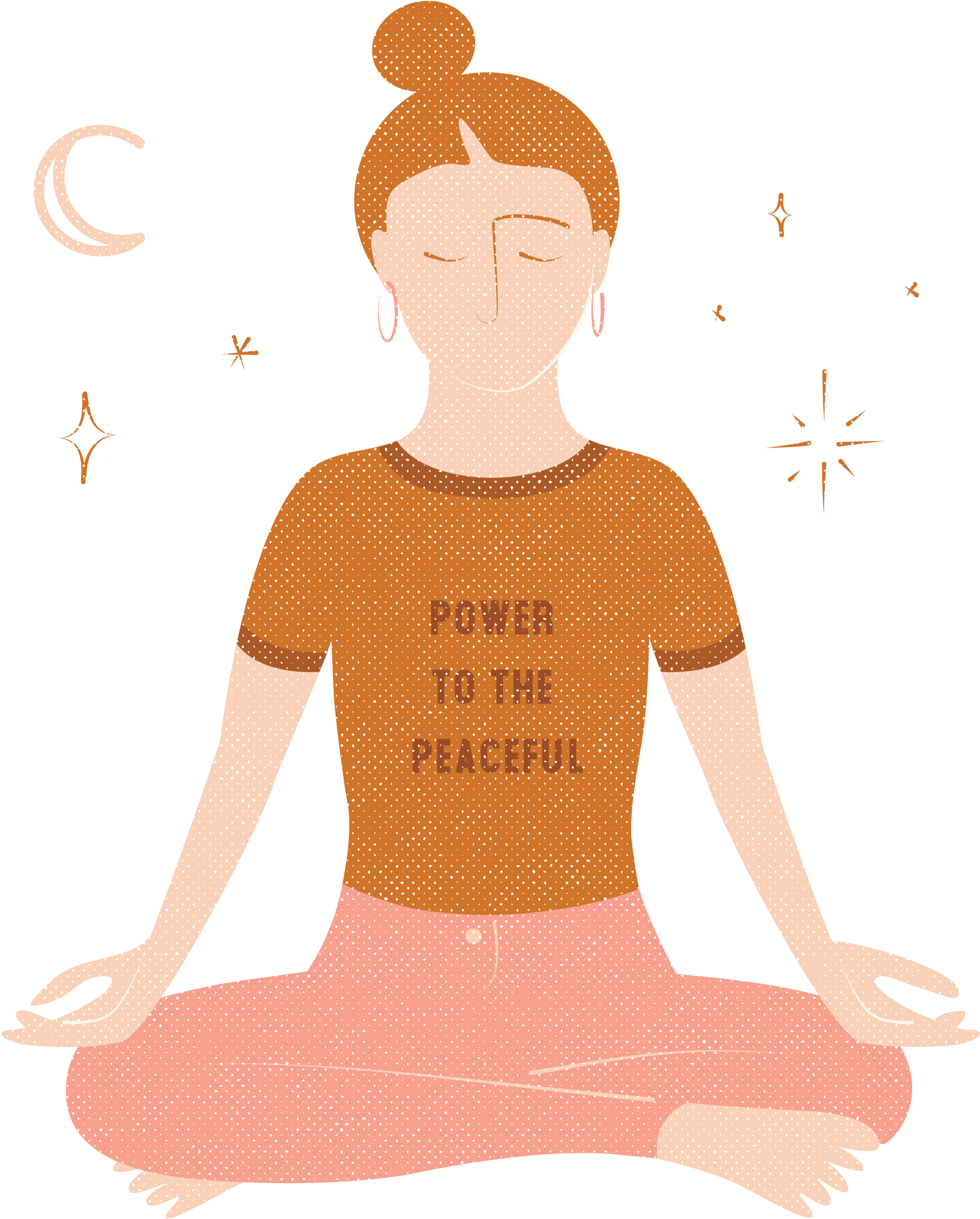 Take The Mystery Out Of Meditation - Sitting (3000x2493), Png Download