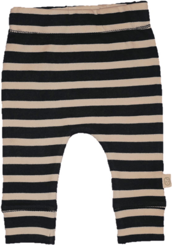 Black Stripe Leggings - Kickee Pants Boys Stripe (892x1030), Png Download
