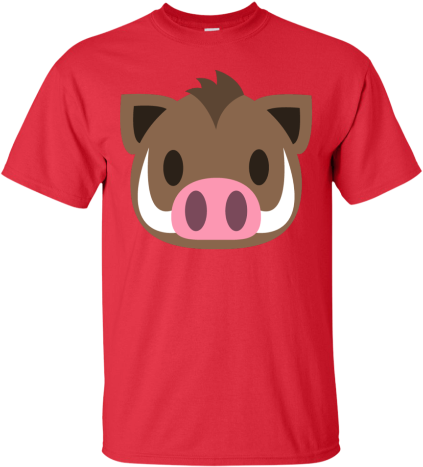 Wart Hog Emoji T-shirt - Guys Fieri Shirt (960x960), Png Download