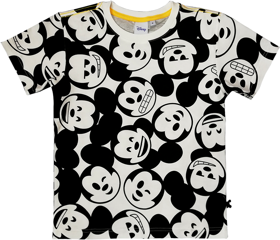 Disney Emoji Kid Graphic T-shirt - Pattern (1260x1260), Png Download