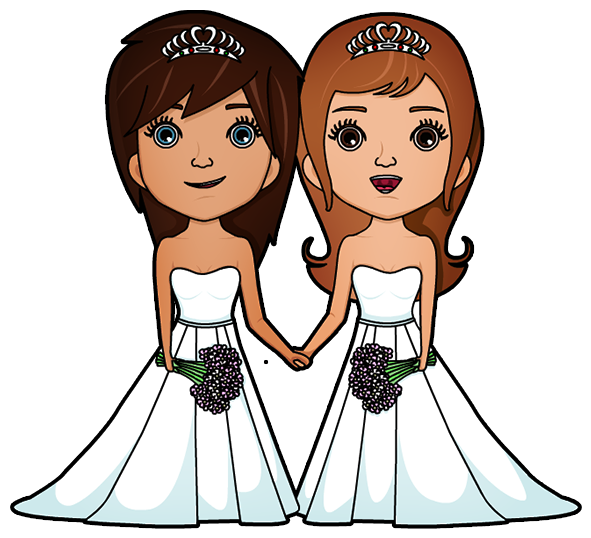 Gay Pride Emoji Stickers Messages Sticker-4 - Bride (618x618), Png Download