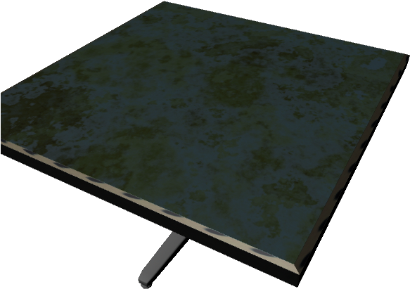 Above, A Table Mesh Using The Color-mapping Shader - Coffee Table (640x480), Png Download