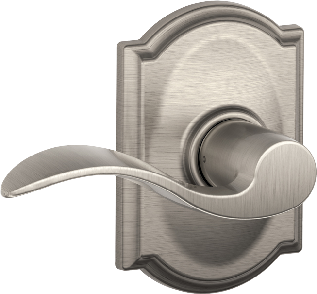 Common Pairings & Finishes - Schlage Camelot Trim (1000x1000), Png Download