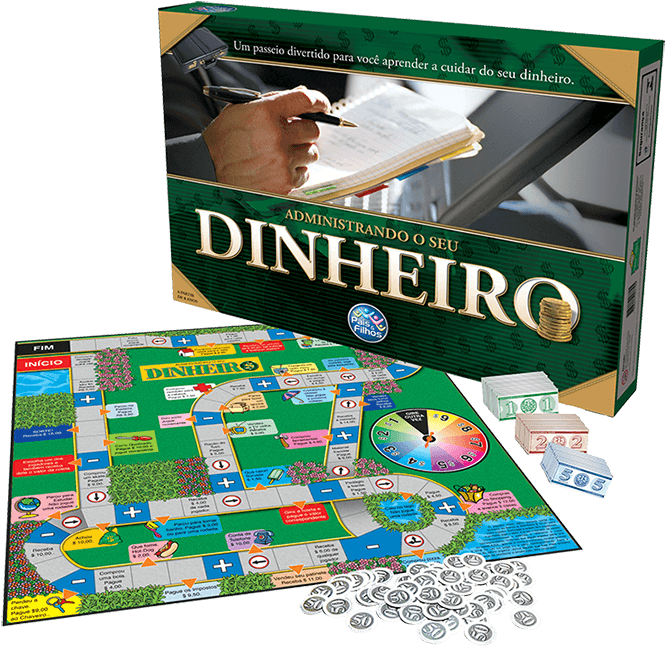 Jogo Administrando Seu Dinheiro Pais E Filhos (800x696), Png Download