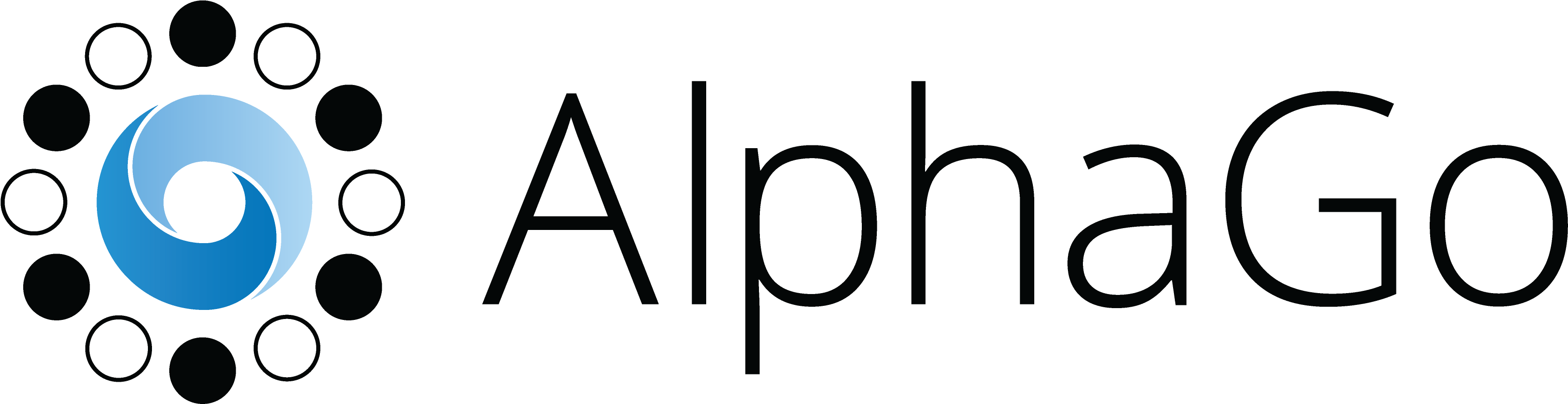 Alphago Logotype Black Highres 300ppi Copy - Google Alphago (3641x1008), Png Download