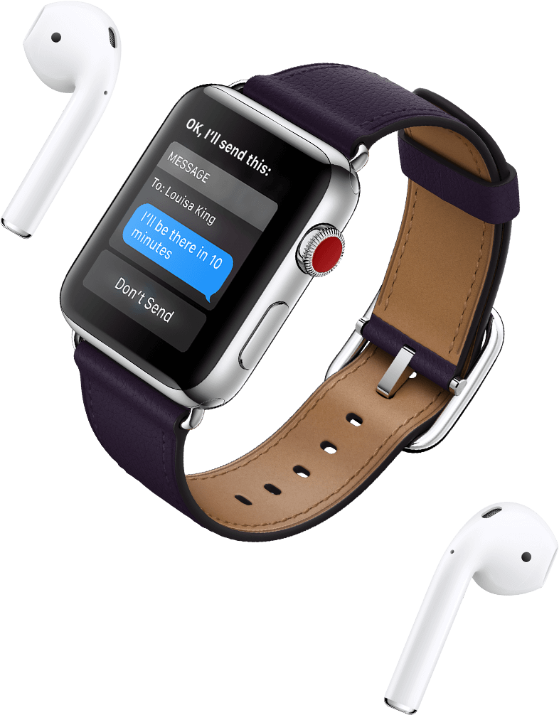Now Siri Is Faster And Smarter - Get An Apple Watch Now (841x1056), Png Download