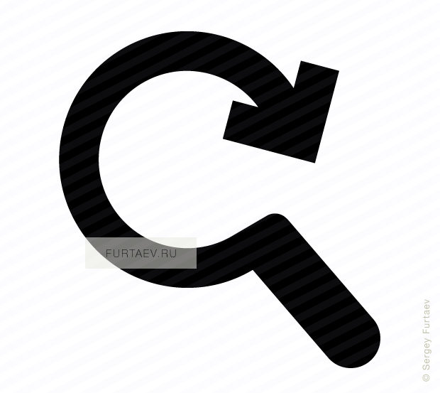 Vector Icon Of Magnifying Glass And Refresh Arrow - Search Again Icon (620x553), Png Download