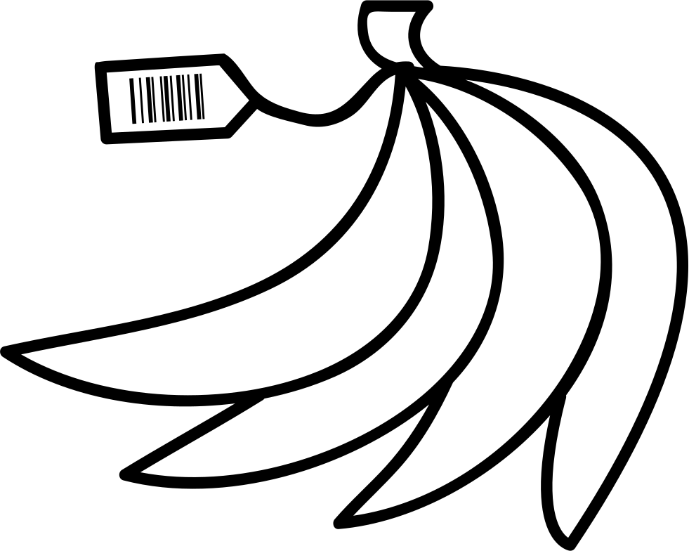 Png File Svg - Platanos Drawing (981x784), Png Download