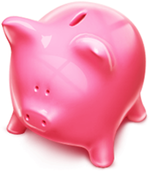 Piggy Bank Icon (715x715), Png Download