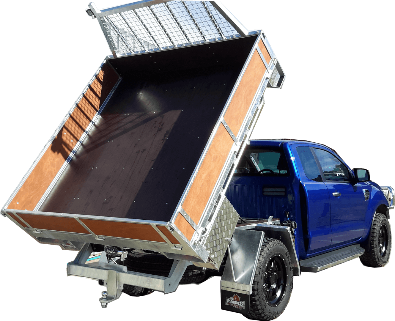 Razorback Decks Ute Awakeri Rotated - Sport Utility Vehicle (1329x1080), Png Download