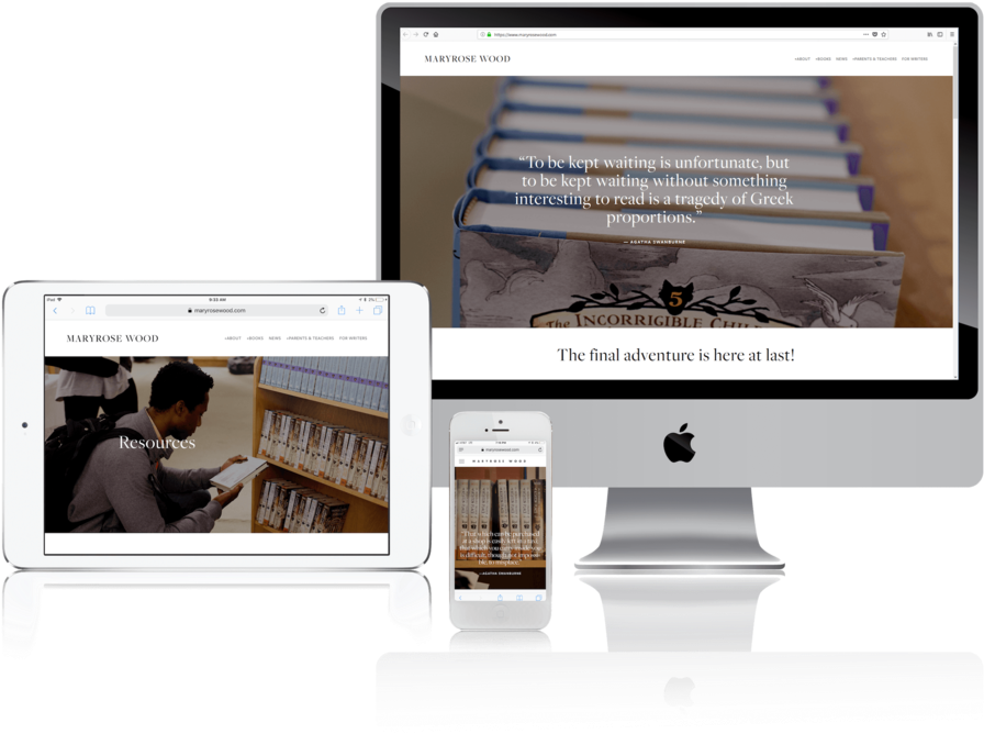 Squarespace For Children's Book Authors - Squarespace Montauk Template Examples (1000x755), Png Download