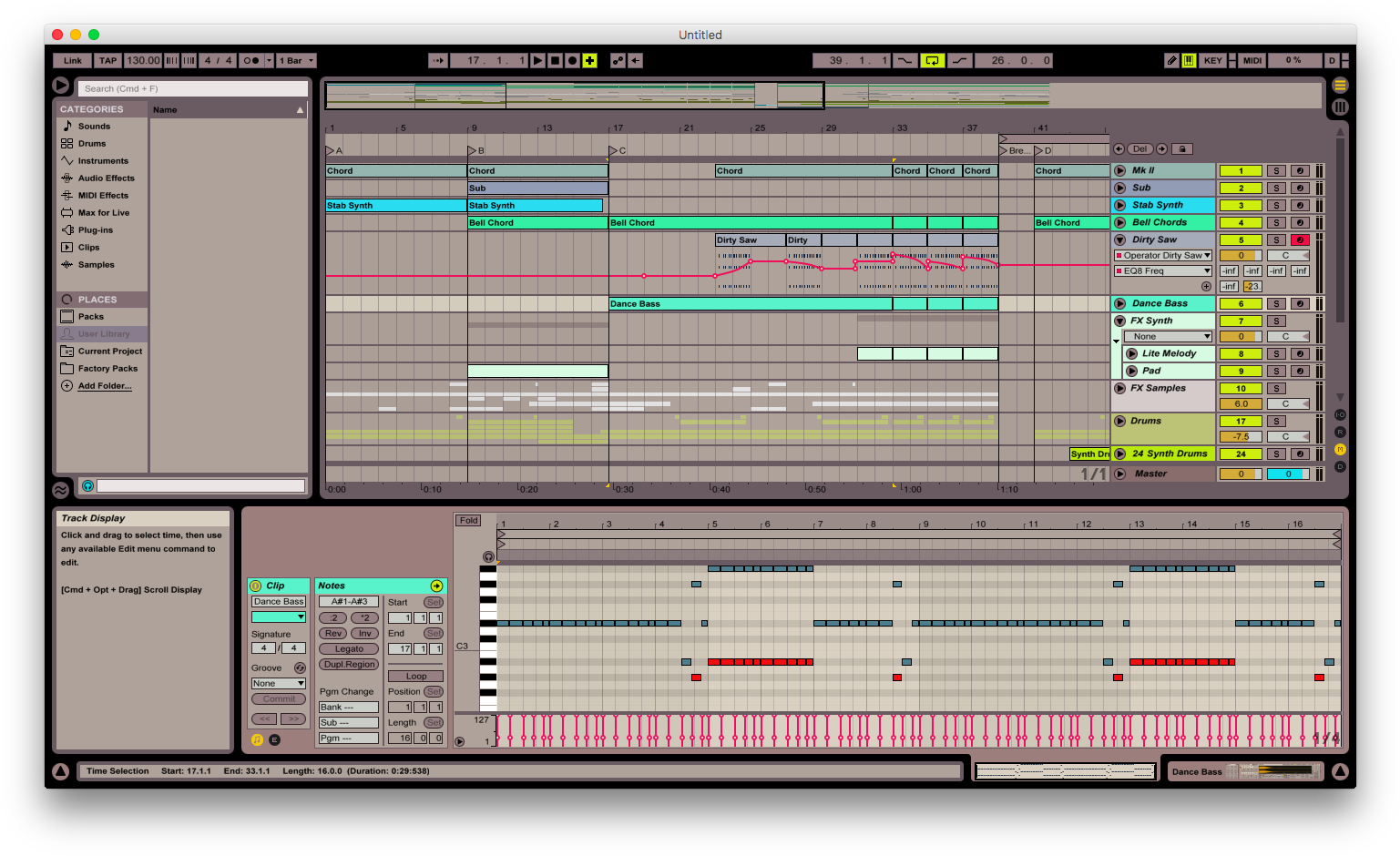 Ableton Vs Fl Studio - Ableton In 4k Monitor (1552x951), Png Download