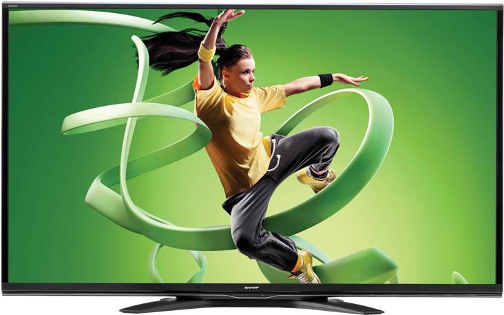 Tv Shows Clipart Smart Tv - Sharp Smart Tv En Png (760x495), Png Download