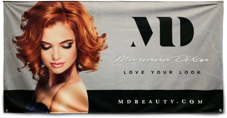 Custom Fabric Banners - Flyer (901x501), Png Download