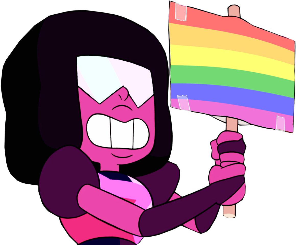 Icons & Edits Garnet Pride Icons ♥ The Gay/lesbian - Steven Universe Pride Icons (1280x1043), Png Download