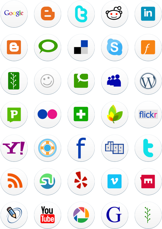 Search - Social Icons (560x784), Png Download