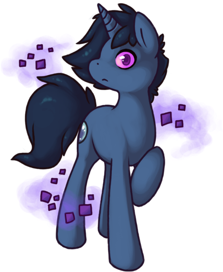 Artist Needed, Enderman, Enderpony, Minecraft, Ponified, - Cartoon (546x600), Png Download