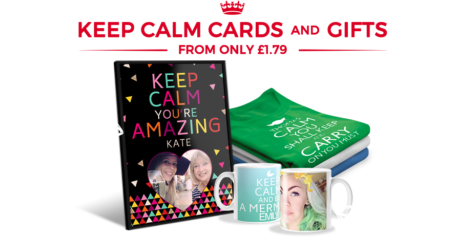 Personalised Keep Calm Maker Cards & Gifts - Graphic Design (994x484), Png Download