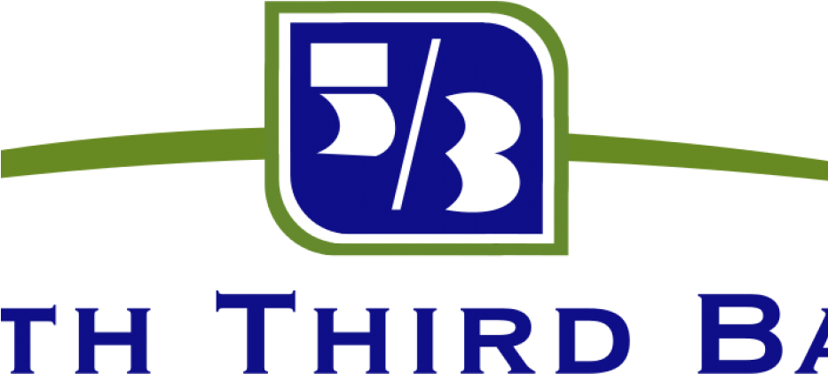 10 - Keycorp - Fifth Third Bank Logo White Png (932x470), Png Download