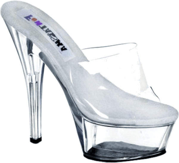 Zapatos Acrilicos Bombon Rojo (600x951), Png Download