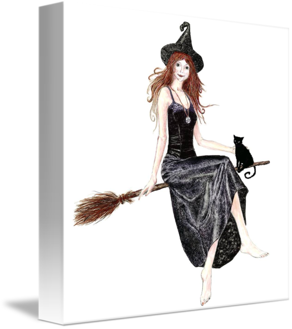577 X 650 4 - If You Can T Ride With The Big Girls Stay Off The Broom (577x650), Png Download