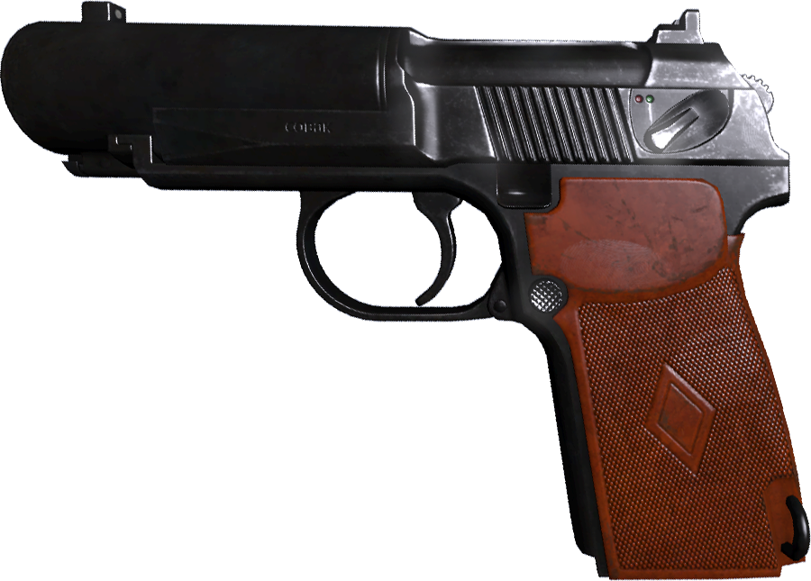 6p9 Makarov Pb - Firearm (900x645), Png Download