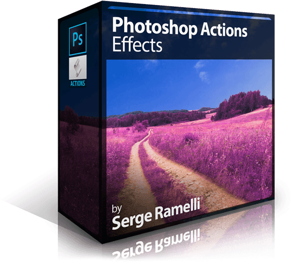 Photoshop Actions - Effects - Black And White Artistic Brochure (800x523), Png Download