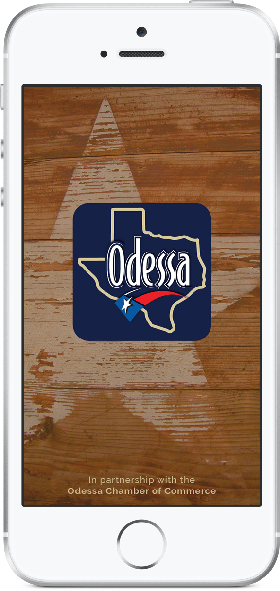 Odessa App Launch Screen In Iphone Se - Plywood (619x1268), Png Download