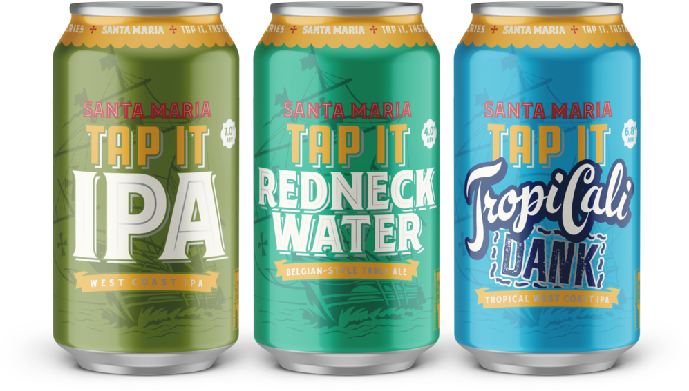 Tap It Series Cans - Caffeinated Drink (1000x601), Png Download