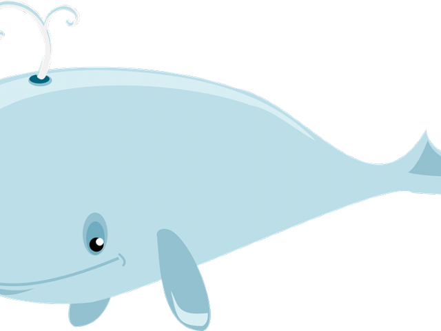 Cartoon Whale Png - Cartoon Whale (640x480), Png Download