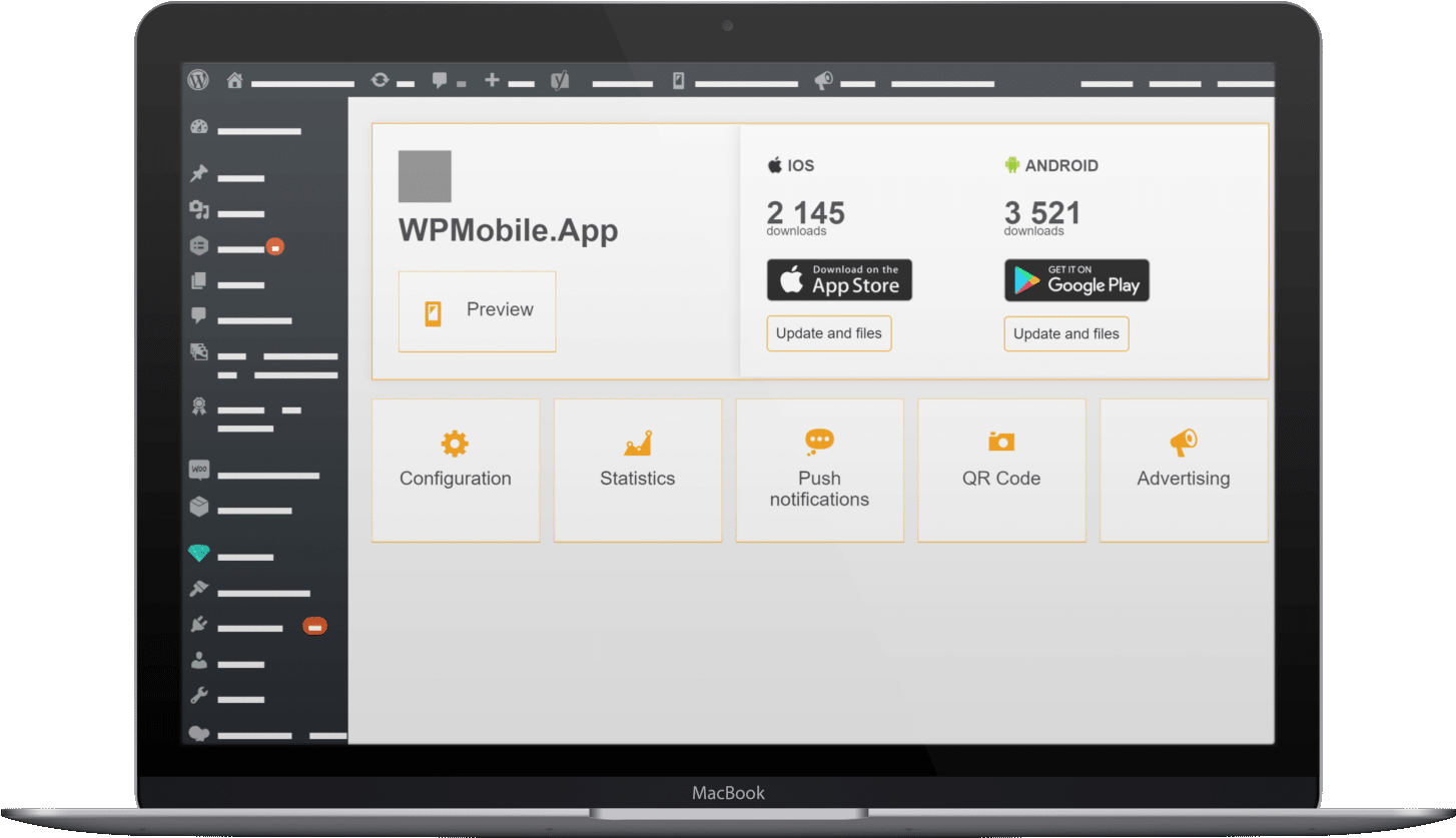 Configuration From The Admin Area - App Store (1476x934), Png Download